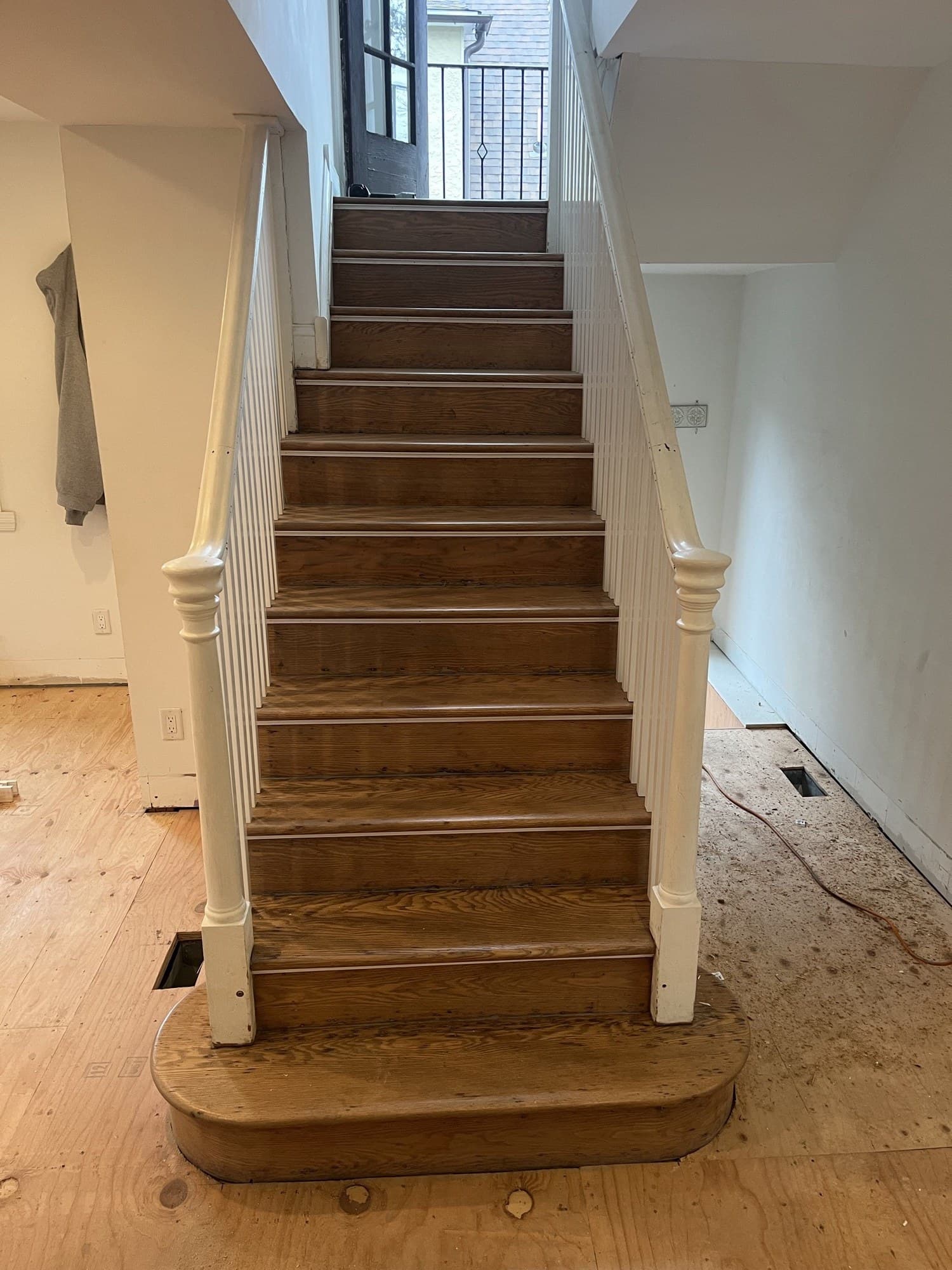 Restored staircase & finish carpentry
